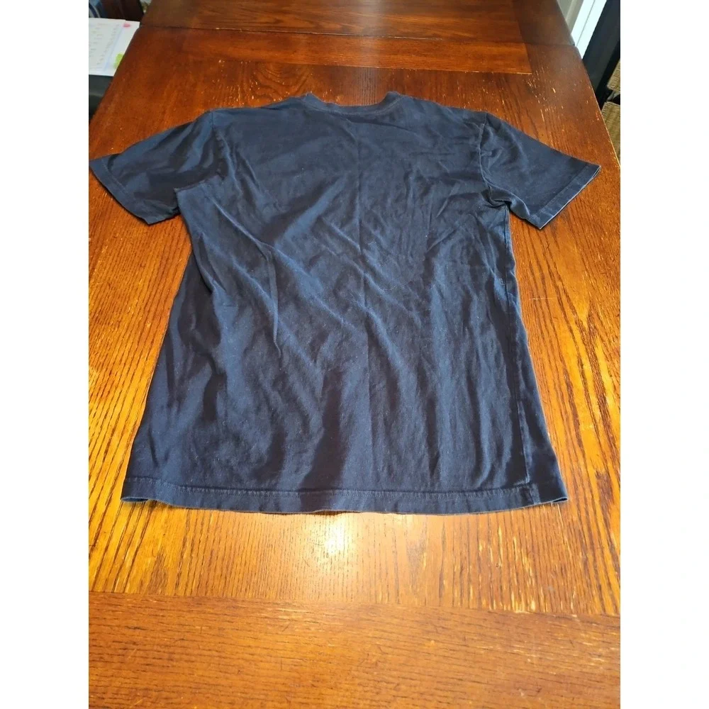 The North Face Classic Logo Graphic Tee - Black Short Sleeve Shirt Size S (A351)
